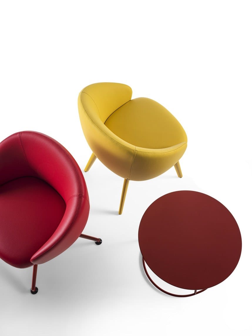 Спицевое вращающееся кресло с колесами Sesta Botero Mignon ARCH-00085722 - Вид №4