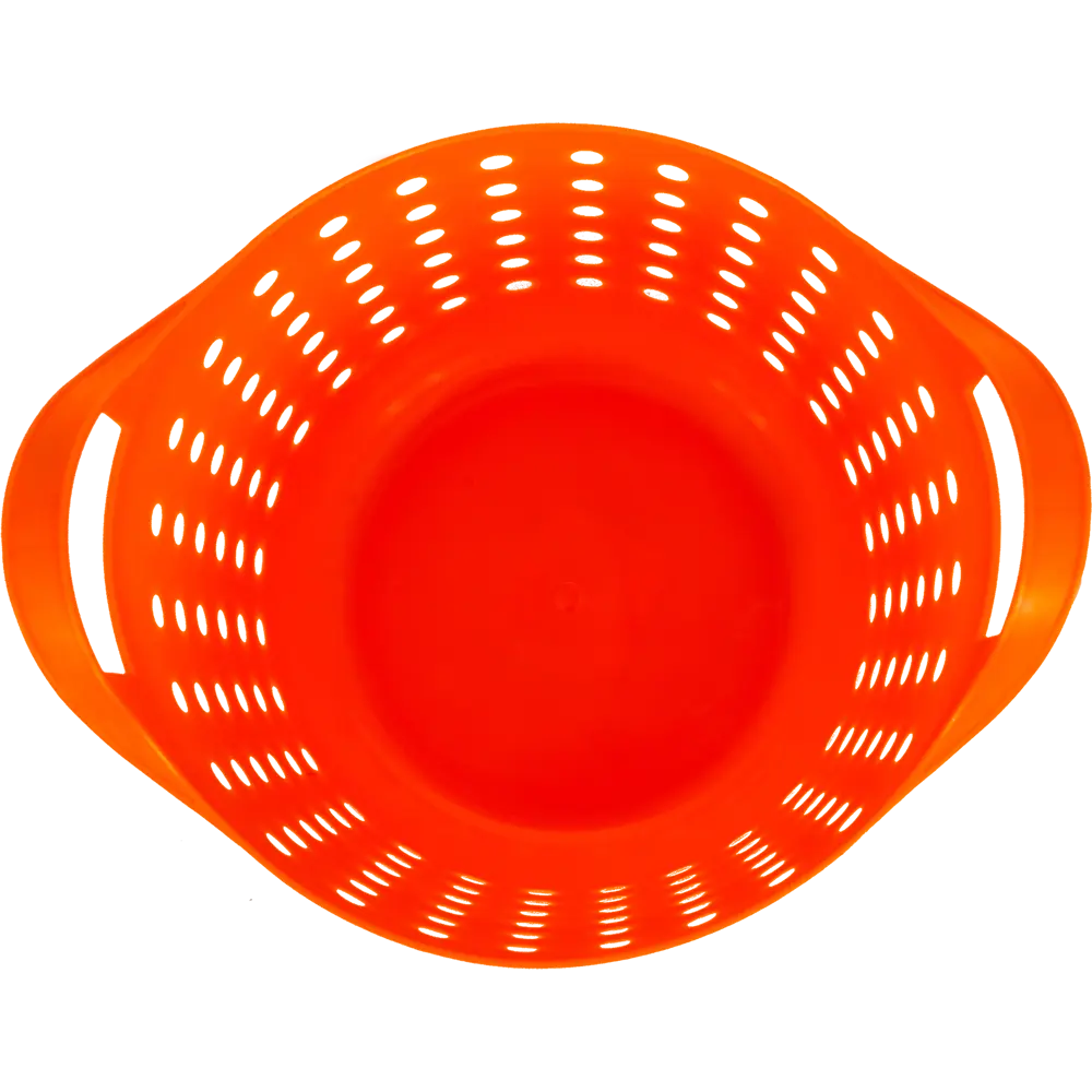 Корзинка Soft 20.61×22.21×17.4 см 4.1 л пластик цвет мандарин BEROSSI STLM-2071191 - Вид №2