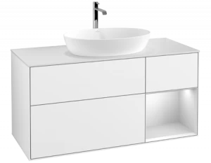 Villeroy&Boch Тумба под раковину Прямоугольная версия FA71MTGF Finion Glossy White Lacquer