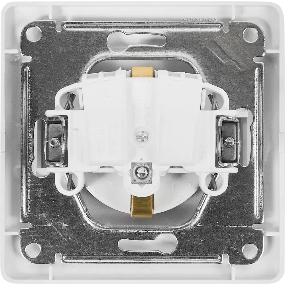 Schneider Electric Glossa — встраиваемая розетка с заземлением 86710183 STLM-0070800 - Вид №3