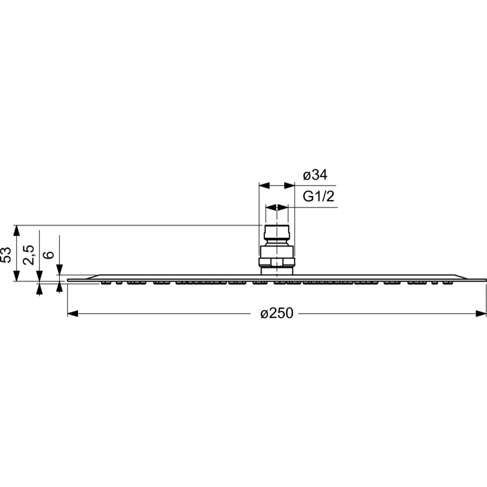 Лейка для душа Ideal Standard Luxe B0384MY IDEALRAIN STLM-2101865 - Вид №5