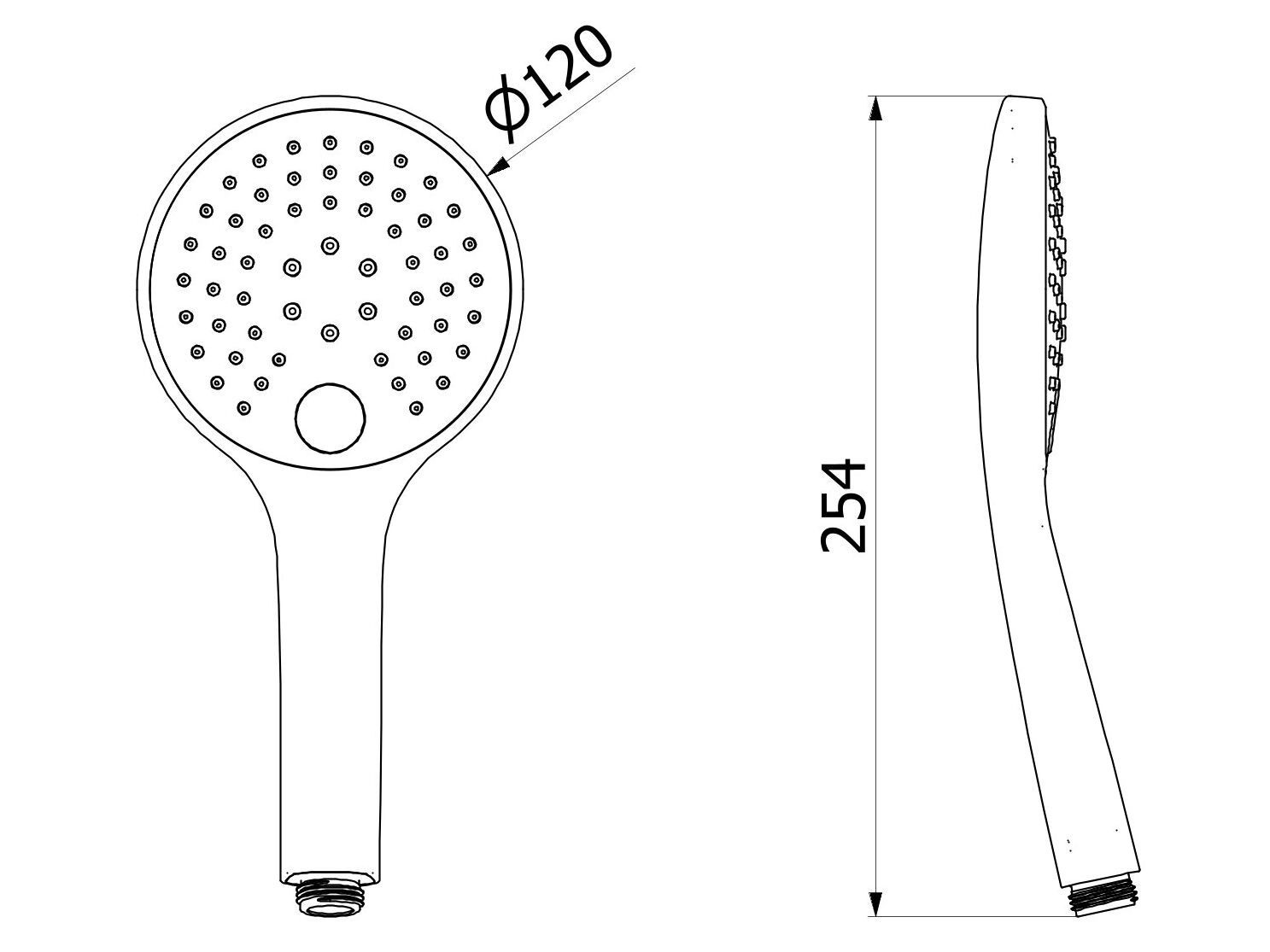 Ручной душ с 3 струями IB Shower &amp ARCH-00018359