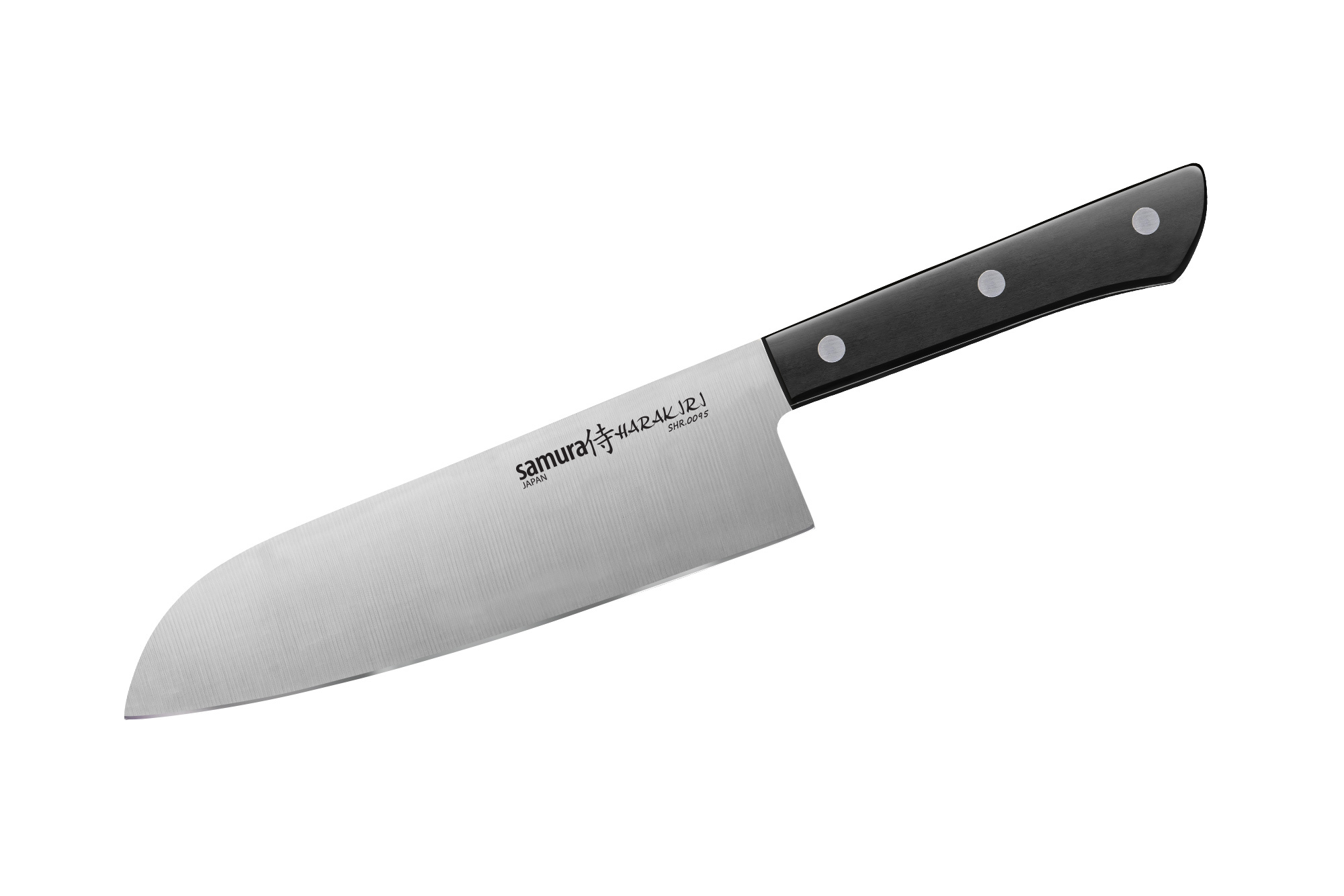 90110965 Нож сантоку HARAKIRI 17.5 см SHR-0095B/K STLM-0109965 SAMURA
