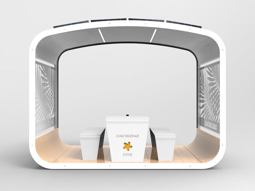 Умная беседка для общественных мест CITYSì OASI DIGITALE ARCH-00094101