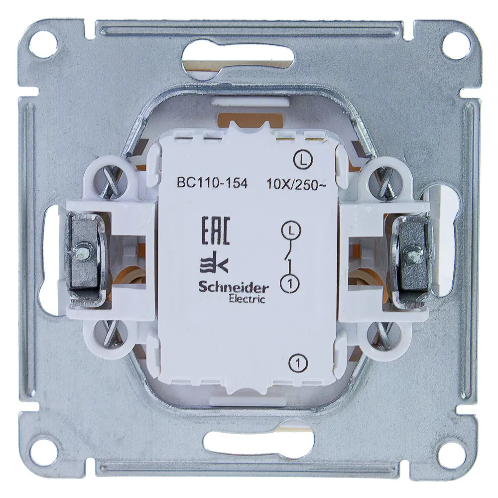 Systeme Electric W59 - Одноклавишный выключатель для скрытого монтажа 18799210 STLM-0012747 - Вид №3