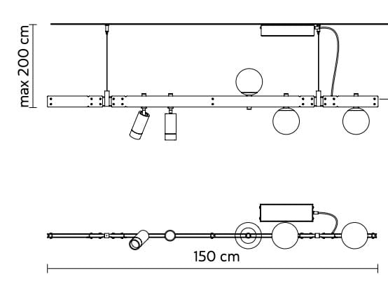 Алюминиевый подвесной светильник Karman Stant ARCH-00085261 - Вид №11