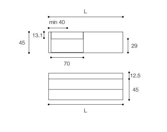 Подвесной шкаф для умывальника с выдвижными ящиками Falper ViaVeneto ARCH-00078932 - Вид №2