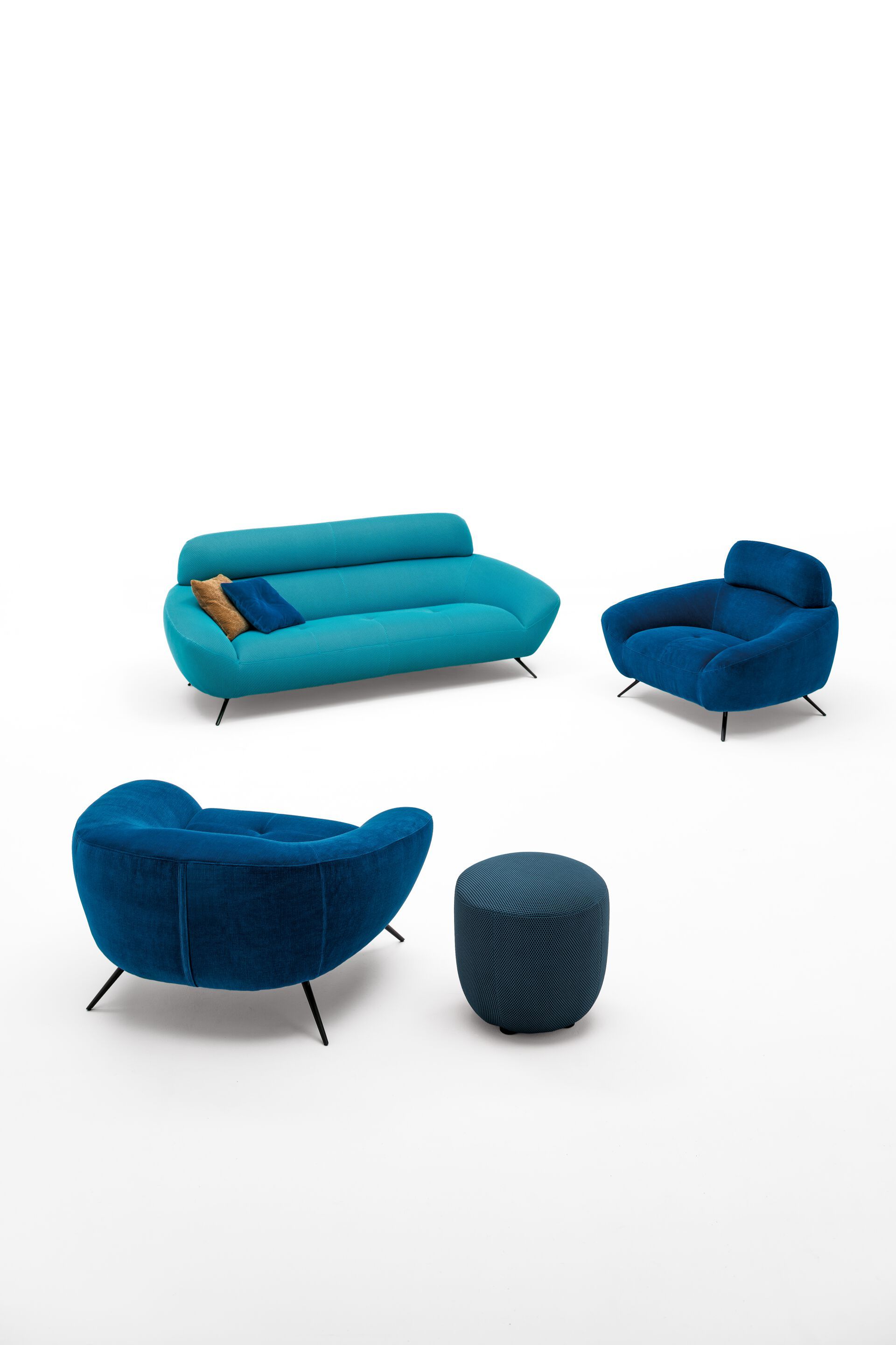 Тканевое кресло с подлокотниками AERRE ITALIA Shade ARCH-00058502 - Вид №3