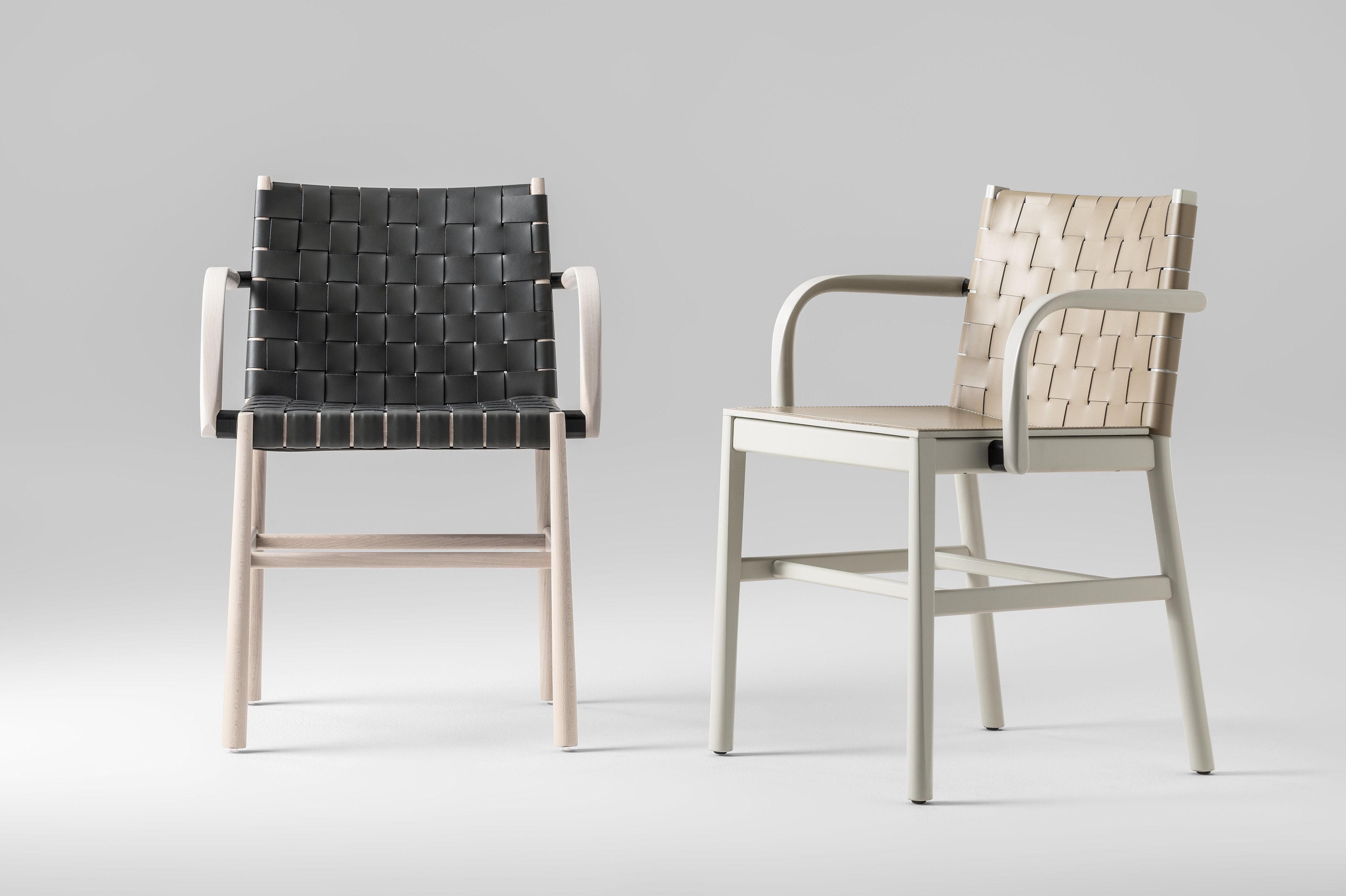 Кожаный стул с подлокотниками TrabA' ARCH-00103450 - Вид №1