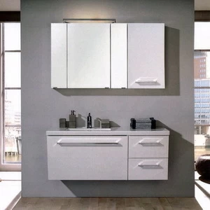 Комплект мебели Pelipal Oblique, Белый лаковый высокоглянцевый, 1280 мм
