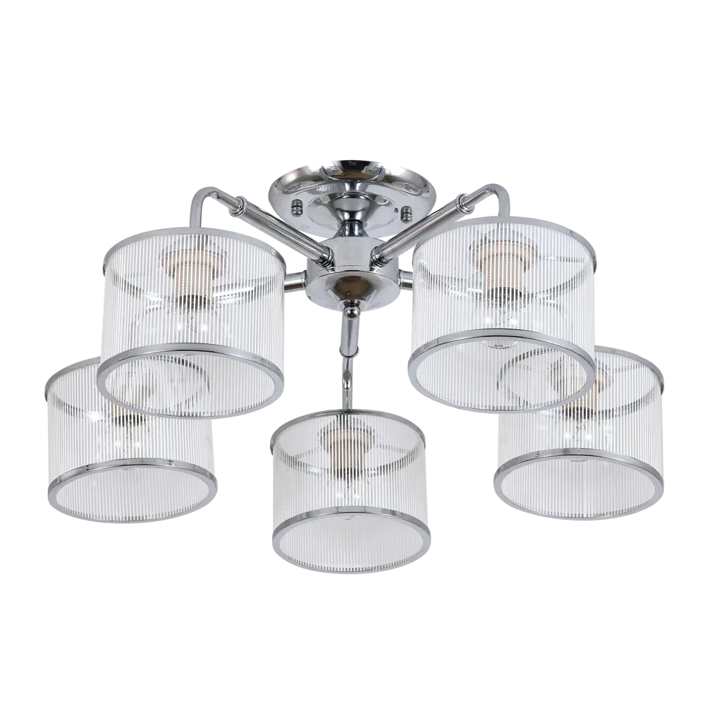 Люстра потолочная Essence 5 ламп 18 м² цвет хром Escada STLM-2072471 - Вид №1