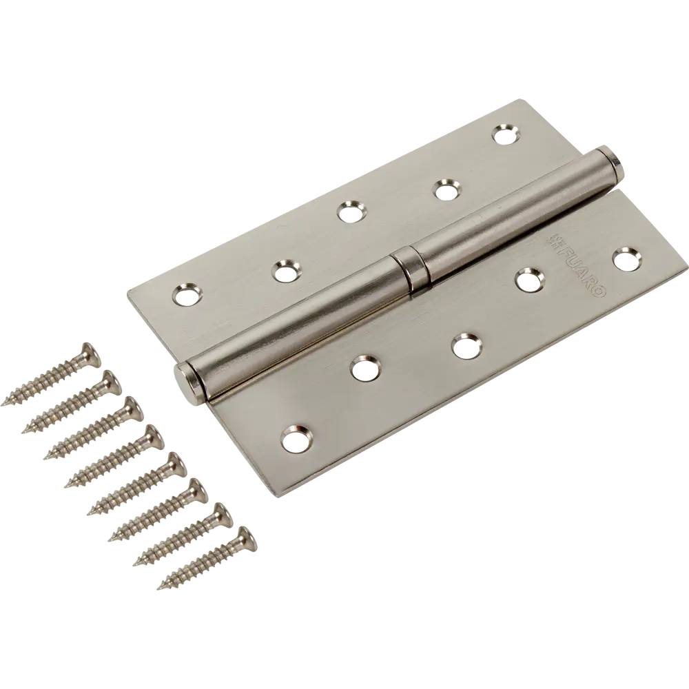 82105923 Петля съёмная левая S125413L-SN/BL, 125x75 мм, сталь, цвет перламутровый никель STLM-0019039 FUARO  - Вид №3