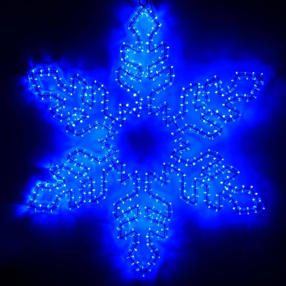 025304 Светодиодная фигура ARD-Snowflake-M1-940X940-648Led Blue Ardecoled Снежинка
