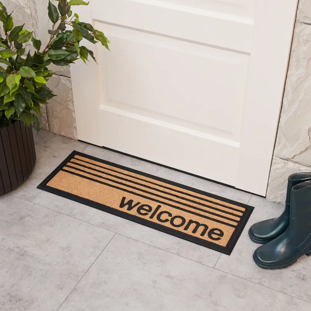 Коврик Inspire Balia WL 25x75 см полиэстер цвет золотистый STLM-2074484 - Вид №3