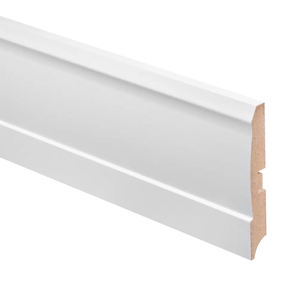 Santreyd Плинтус напольный МДФ белый 16x105x2400 мм 85881217 STLM-0065871