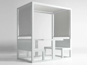 GANDIABLASCO Алюминиевая беседка со встроенным столом и скамейкой Merendero