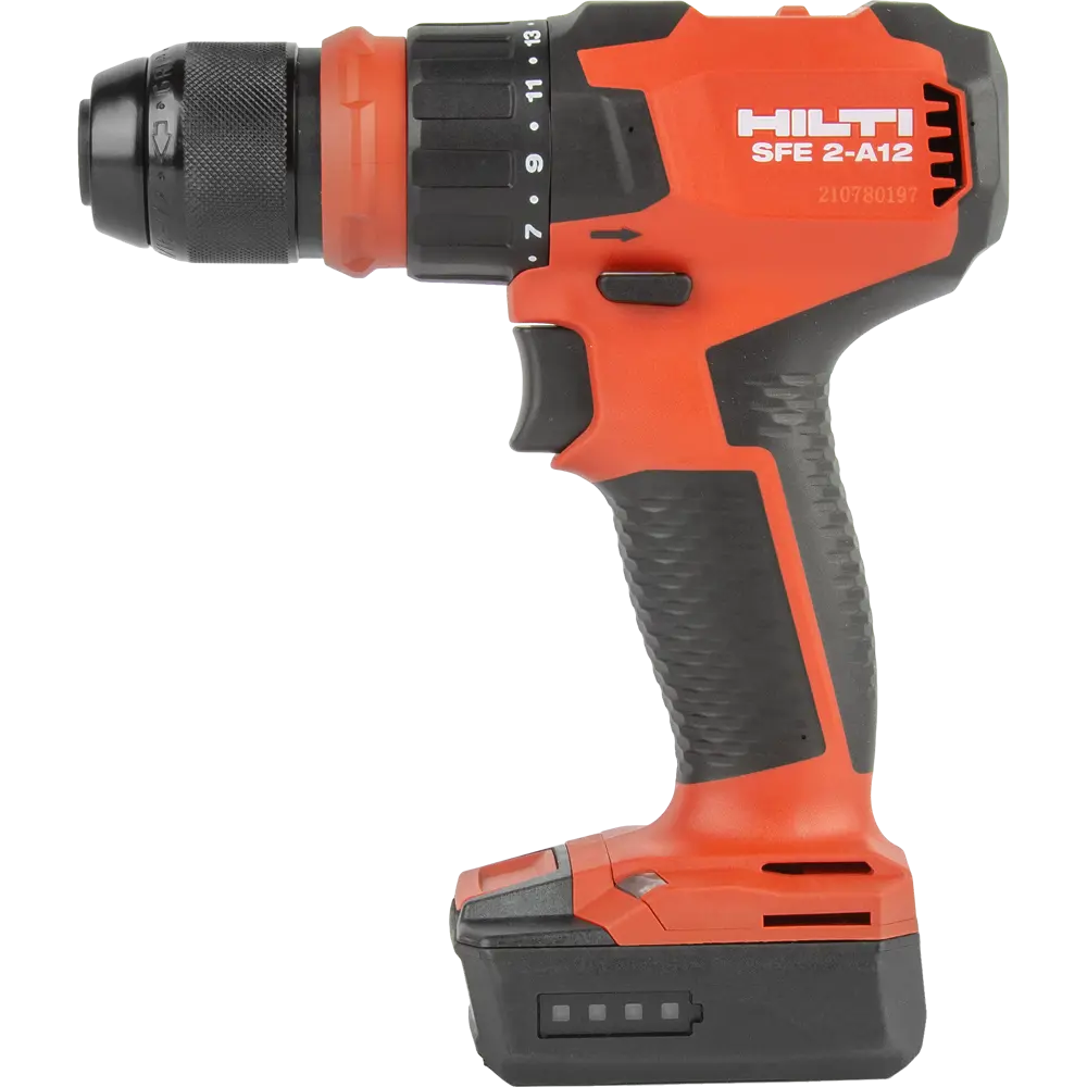 Дрель-шуруповерт аккумуляторная бесщеточная Hilti SFE 2 A-12, 12 В Li-ion 1x2.6 Ач STLM-2041500 - Вид №5