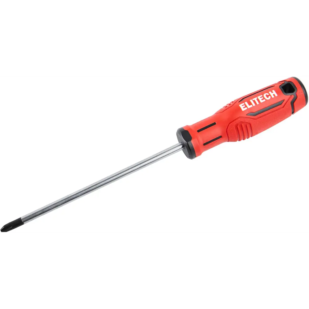 Отвертка крестовая Elitech PH2x150 мм с магнитным наконечником 89407129 STLM-1570968