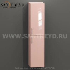 MDC142 Высокий шкаф с двумя створками 160 см розовый Globo 4ALL Италия