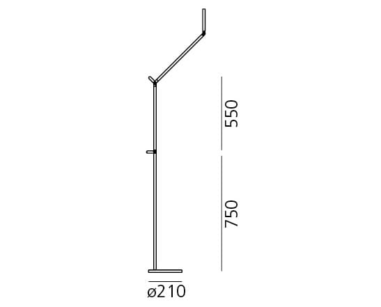 Светодиодный торшер для чтения Artemide ARCH-00025499 - Вид №1