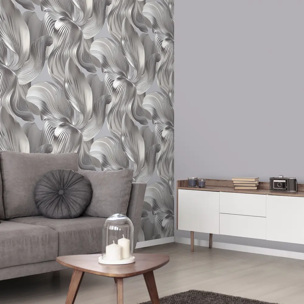 Обои флизелиновые Victoria Stenova Магия серые 1.06 м VS587549 STLM-2034034 - Вид №1