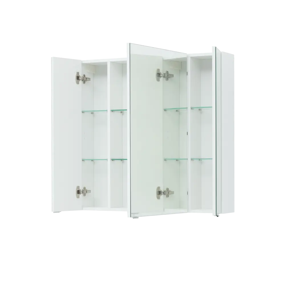 Шкаф зеркальный подвесной «Алвита» 90x85 см цвет белый 82407348 STLM-2079033 Santreyd - Вид №3