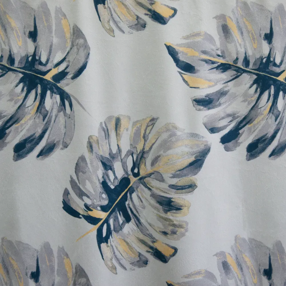 Штора на ленте Pataharu 140x280 см растения цвет серый SEASONS STLM-2078410 - Вид №2