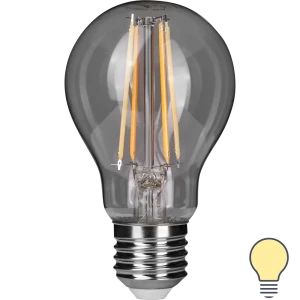 Лампа светодиодная Osram E27 220 В 7 Вт груша прозрачная 806 лм жёлтый свет