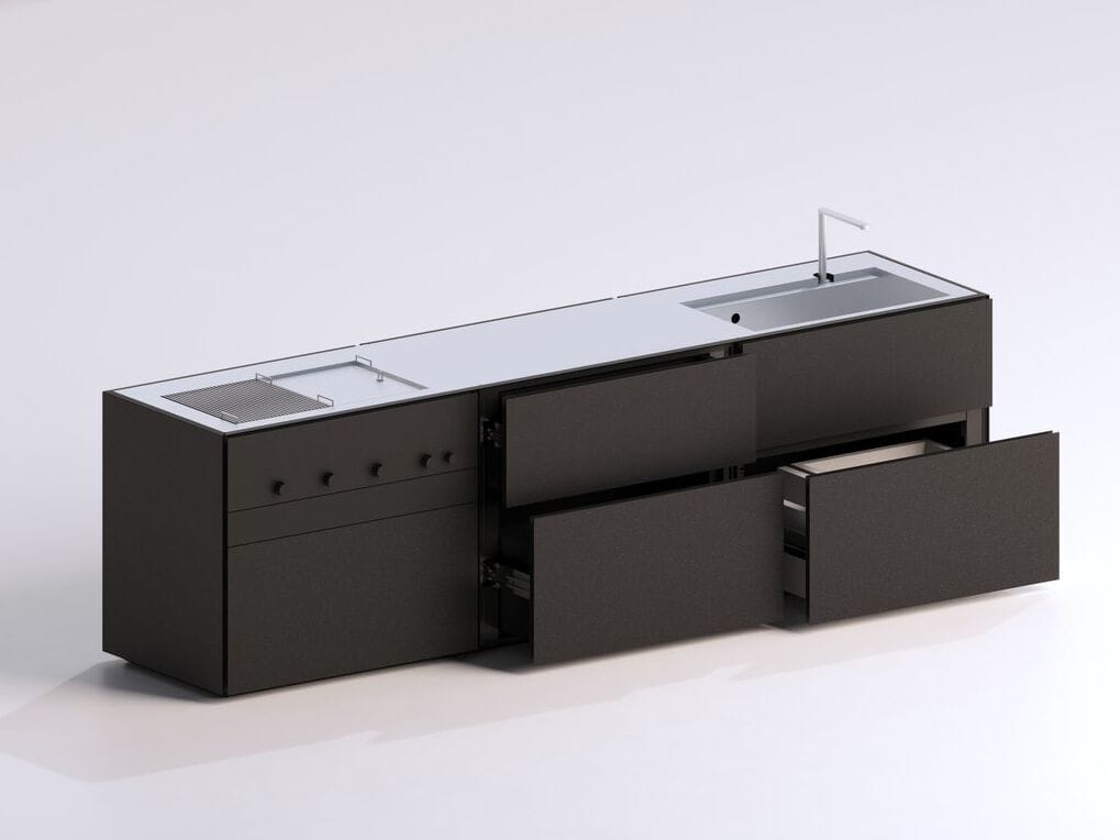 Модульная наружная кухонная система Steininger Rock Air ARCH-00113852 - Вид №8