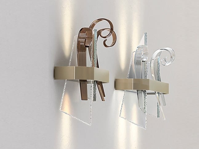 Стеклянный светодиодный настенный светильник Patrizia Volpato Vela ARCH-00009305 - Вид №1