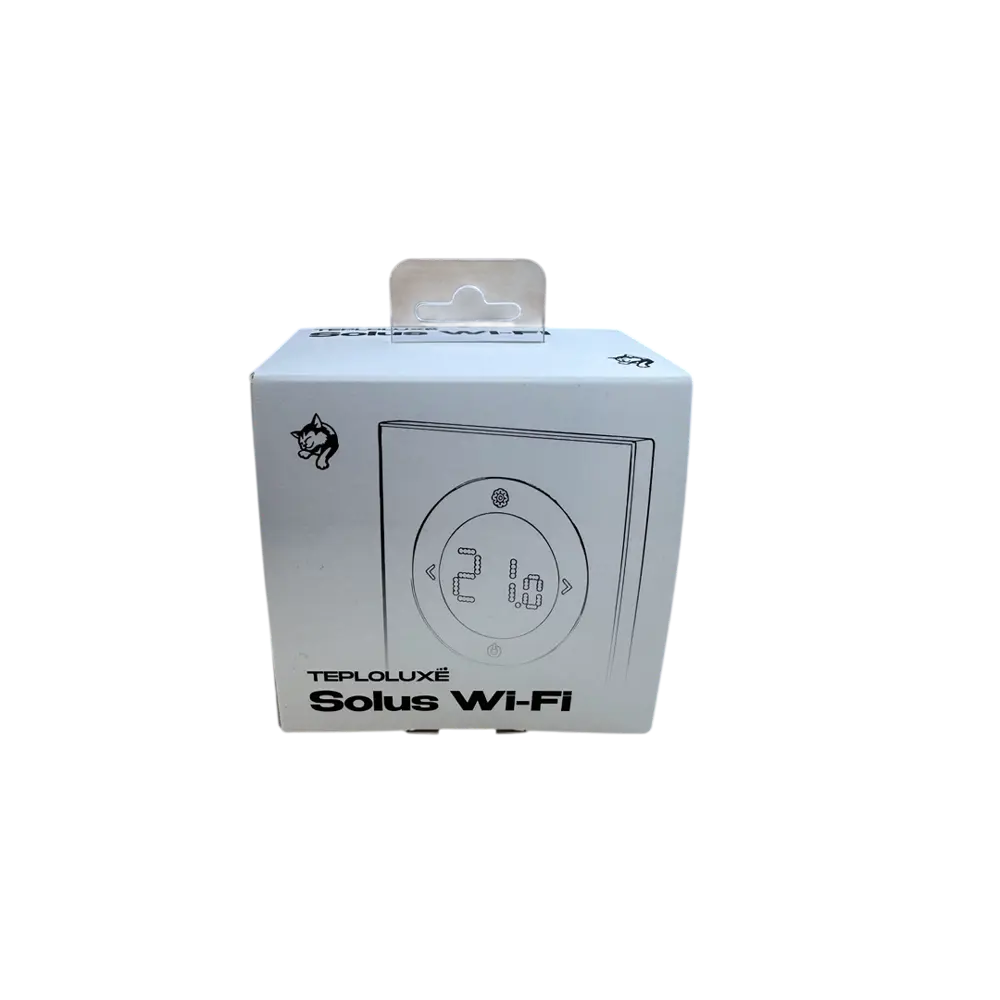 Терморегулятор для теплого пола Теплолюкс Solus сенсорный с Wi-Fi цвет белый STLM-2113805 - Вид №4