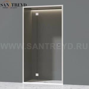 Effegibi FIT B 120 Стеклянная левая дверь без порога с профилем из алюминия. Размеры: длина 120 см, высота 210 см HP10010005