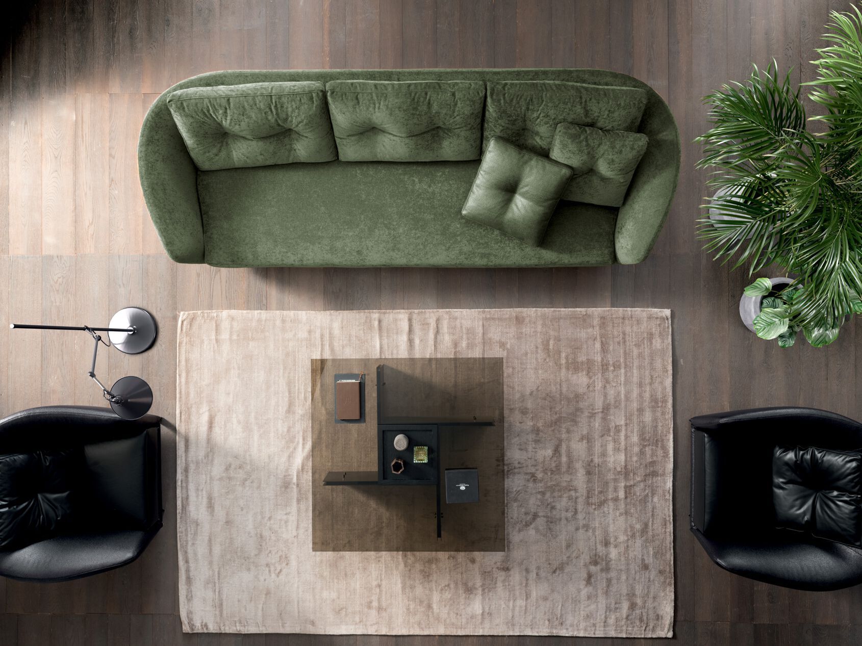 Ткань линейный диван VALENTINI Ethos ARCH-00023902 - Вид №2