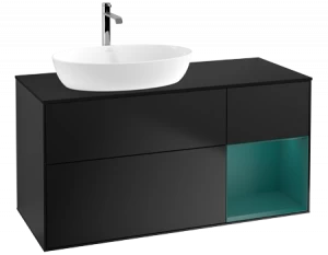 Villeroy&Boch Тумба под раковину Прямоугольная версия F812GSPD Finion Black Matt Lacquer