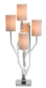 Настольная лампа Aregno от RVAstley 5738 RVASTLEY ИНТЕРЬЕРНЫЕ 062078 Бежевый;хром