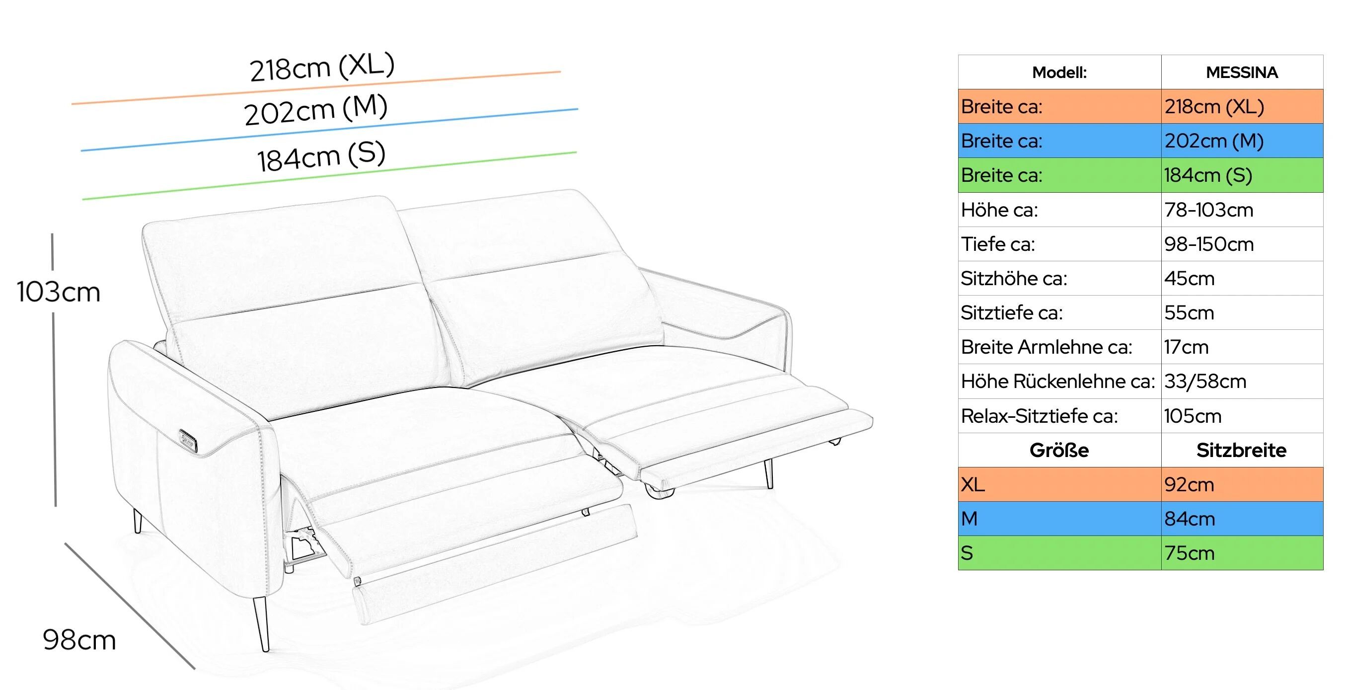 3-местный кожаный диван Sofanella Мессина ARCH-00052908 - Вид №10