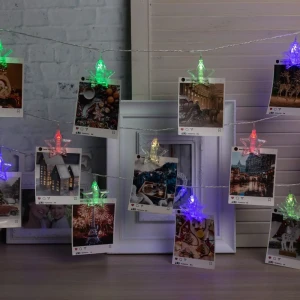 90641494 Электрогирлянда комнатная Luazon lighting 4445727 нить 4.5 м 20 ламп бесцветный 1 режим работы STLM-0949257