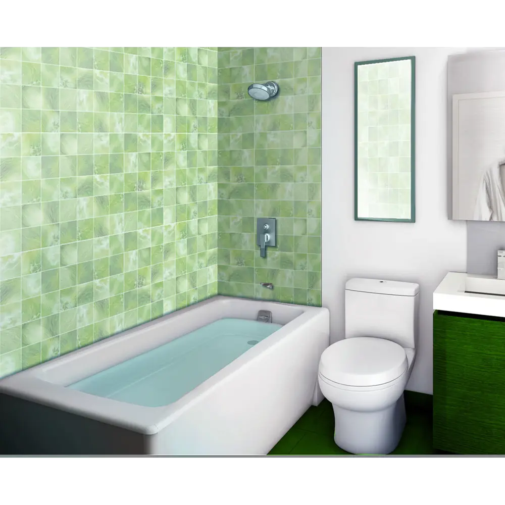 Панель ПВХ листовая 0.3 мм 960х485 мм Алоэ 0.47 м² Santreyd STLM-2168274 - Вид №3