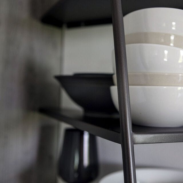 Окрашенный металлический угловой книжный шкаф Mogg MAMÀ ARCH-00064616 - Вид №5