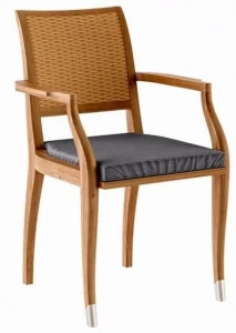 ASTELLO Садовый стул из тика с подлокотниками Jonquille Jq.sf1.s1