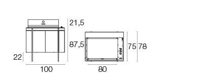 Наружная кухня из алюминия и керамогранита emu Emily ARCH-00064593 - Вид №13