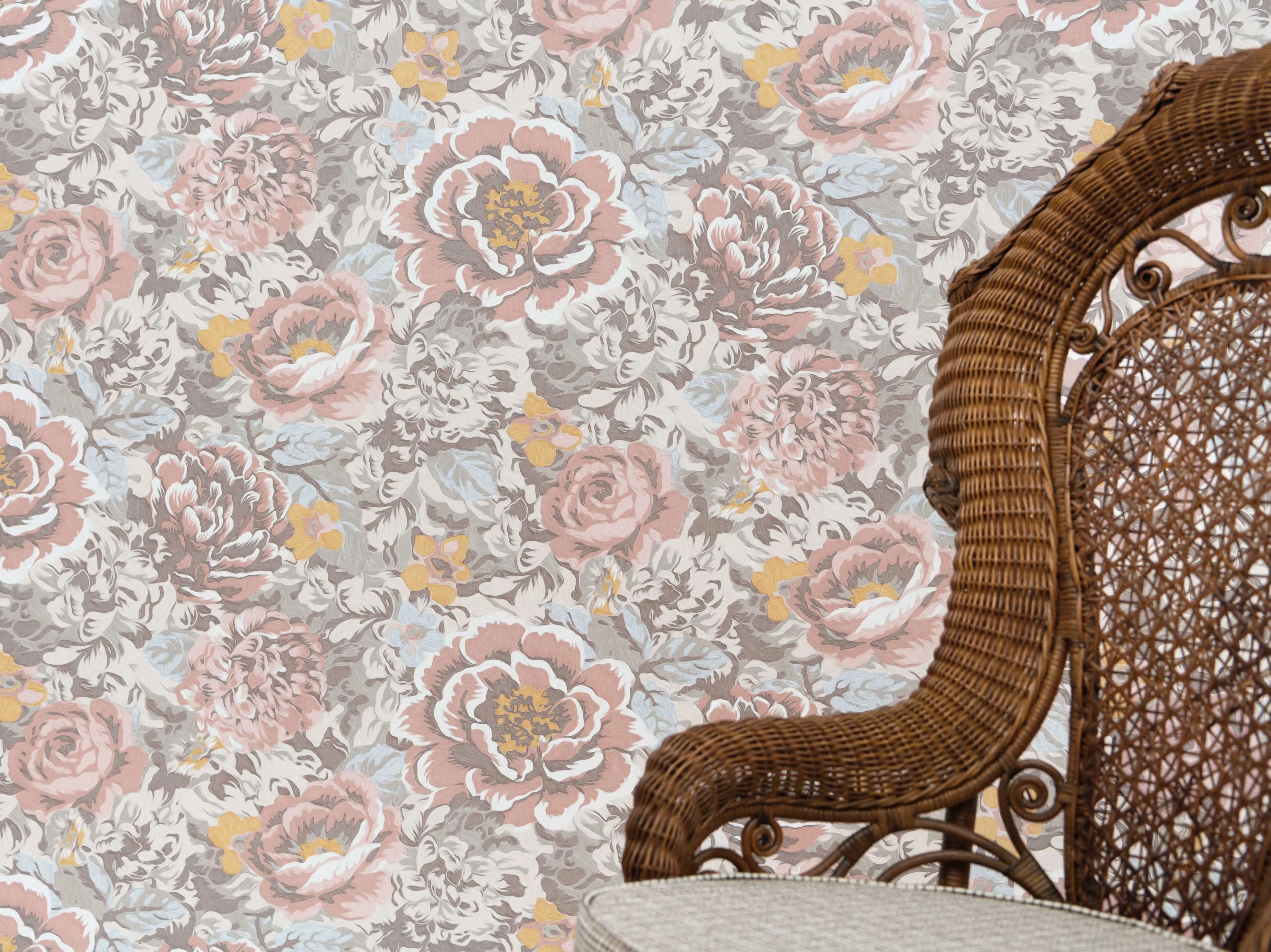 Цветочные узоры нетканые обои LELIEVRE Quenin-Belle Époque ARCH-00121158