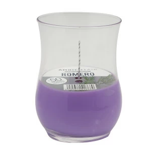 Свеча ароматическая ветроустойчивая "Розмарин" Garden AMBIENTAIR  00-3881023 Фиолетовый