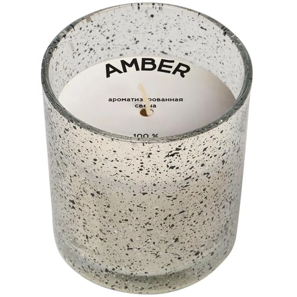 Свеча ароматическая Amber 8 см цвет разноцветный 89399395 STLM-2183715 Santreyd 