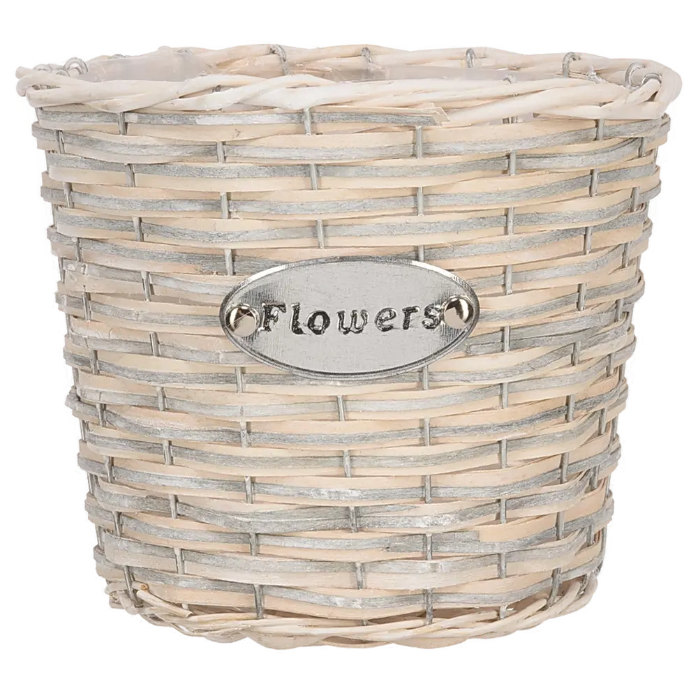 Кашпо для цветов 22x18x22 см v8.7 л ива 89124416 STLM-2110291 Santreyd 
