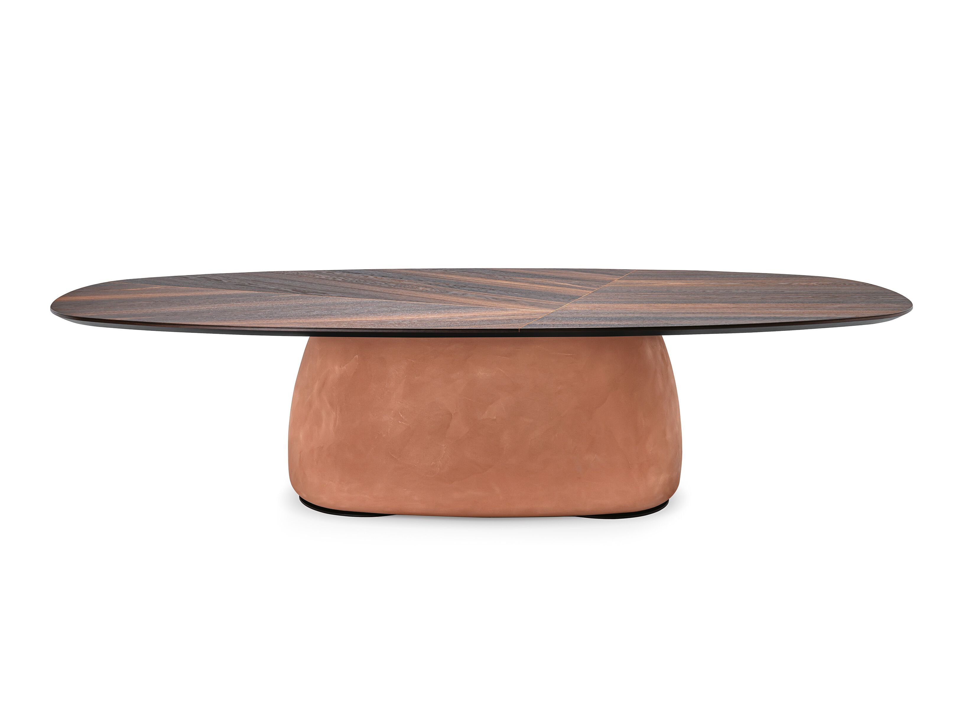 Деревянный прямоугольный фиксированный стол с центральным основанием Cattelan italia Botero ARCH-00044036