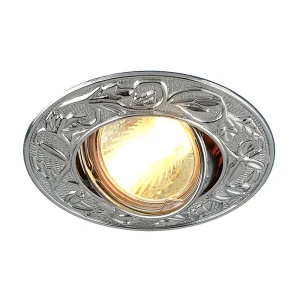 Спот встраиваемый Elektrostandard "Amelia", GU5.3, 50 Вт, цвет хром