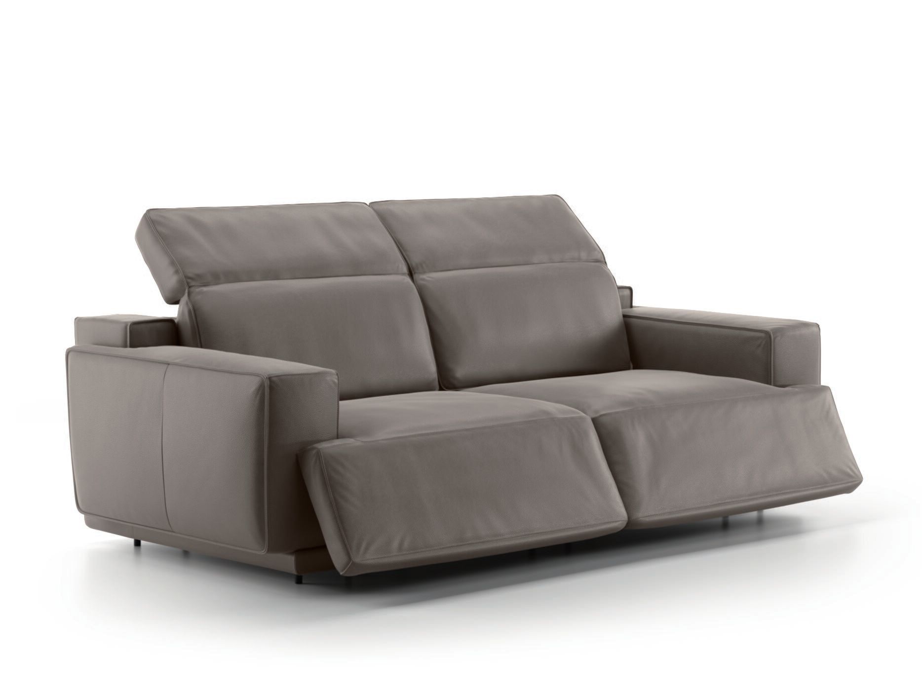 2-местный кожаный диван с откидной спинкой Natuzzi Italia IAGO ARCH-00138421 - Вид №6