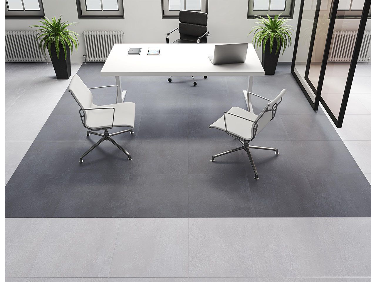 Пол / керамогранит с эффектом цемента Kaleseramik плитка ARCH-00070971 - Вид №3