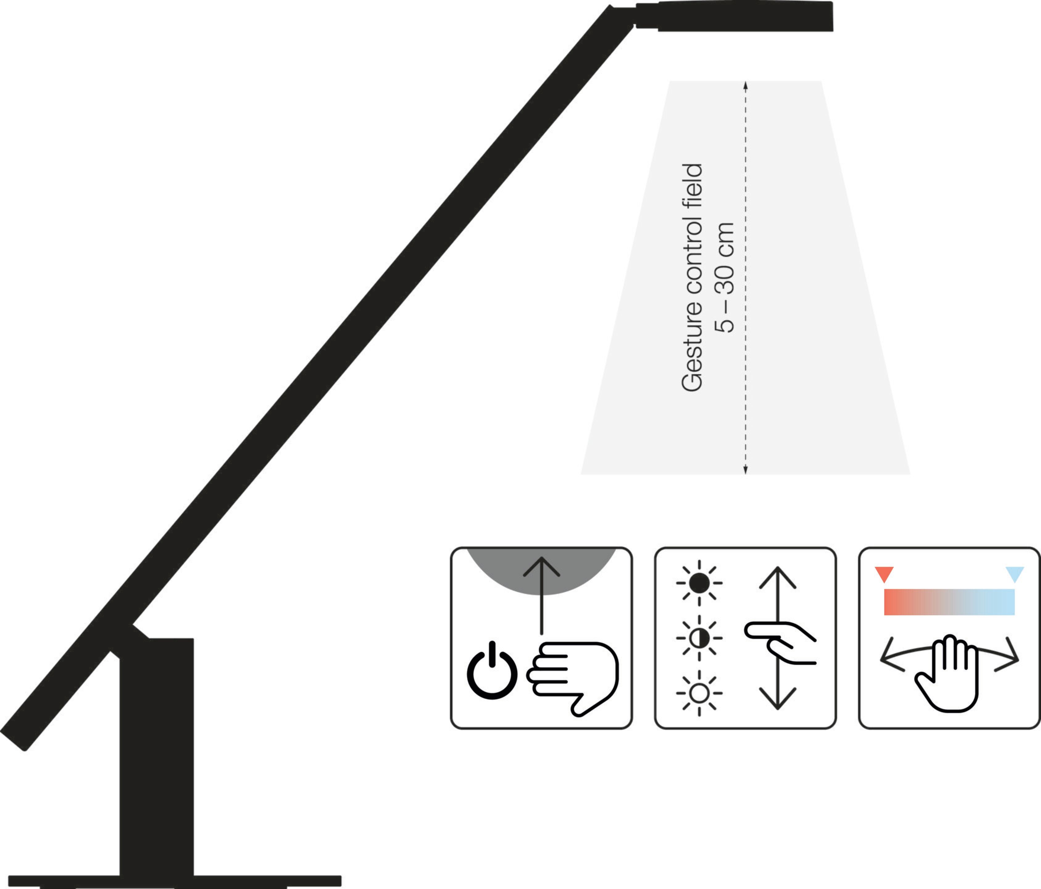 Регулируемая алюминиевая светодиодная настольная лампа LUCTRA® TABLE LITE ARCH-00083029 - Вид №24